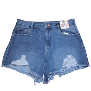 Sincerely Jules Super High Rise Vintage Babe Denim Shorts Size 11